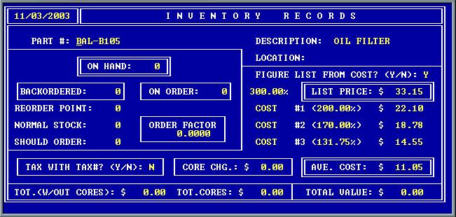 Inventory Screenshot #1